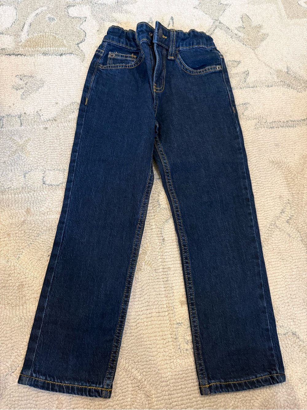 Cat & Jack Dark Blue Straight-Leg Jeans